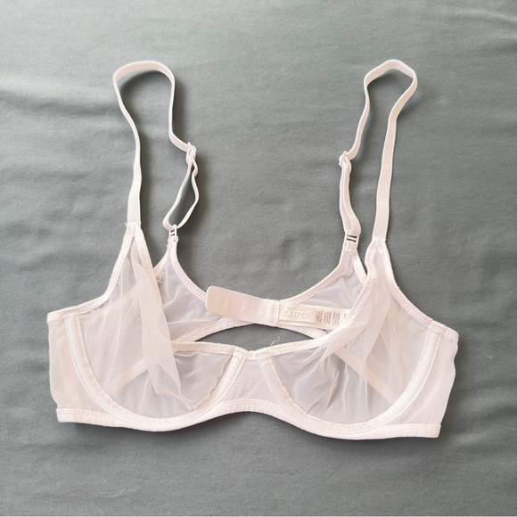 Skims ULTRA FINE MESH UNDERWIRE SCOOP BRA, 34B - Picture 3 of 6